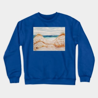 Sailing Along the Beach Crewneck Sweatshirt